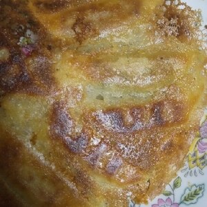 玉ねぎと白菜の羽根つき餃子